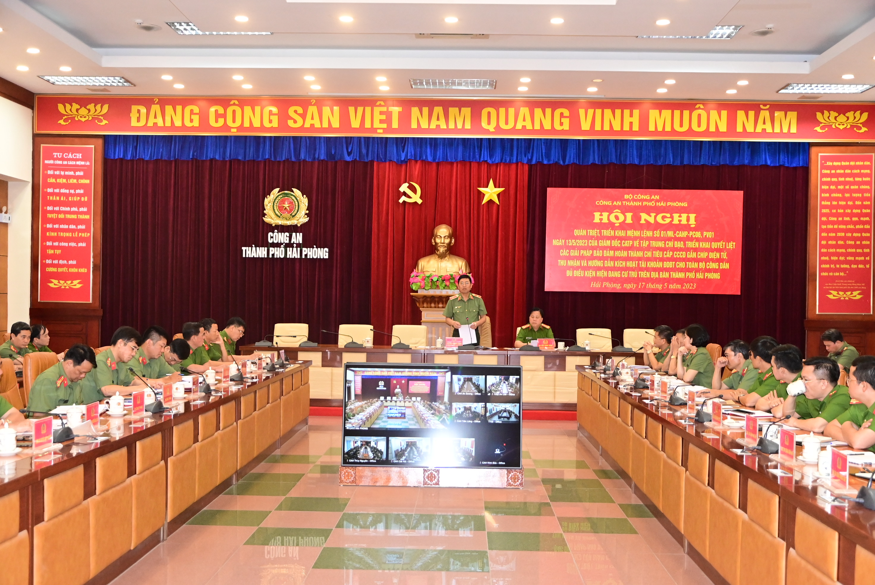 Công an thành phố phấn đấu hoàn thành chỉ tiêu cấp CCCD trước ngày 30-6-2023